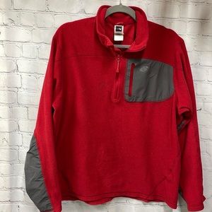 The North Face large Polartec Classic 1/2 zipper large sweatshirt jacket